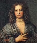 Girolamo Forabosco Portrait of a Woman France oil painting reproduction